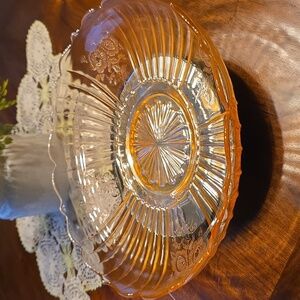 Vintage Anchor Hocking Pink Bowl